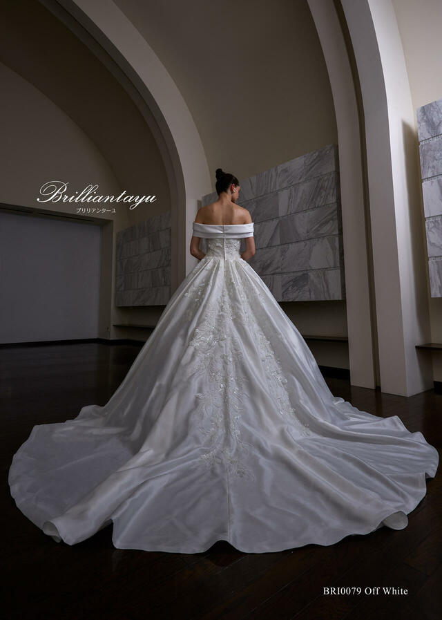 「Brilliantayu （ブリリアンターユ）」新作ウェディングドレス　BRI-0079_OffWhite