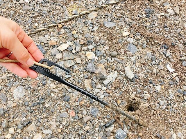 【ワークマン 電動ドライバー対応スクリューペグ 25cm】人気のアイテムなので在庫を確認してから買いに行って