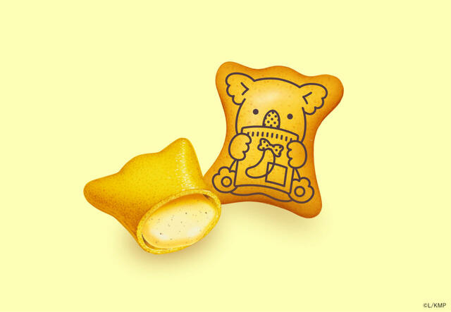 バナナカスタード味のチョコレートがたっぷり詰まったコアラのマーチ