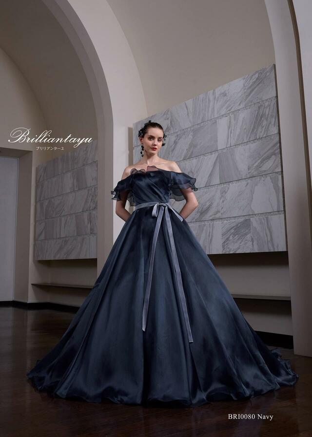 「Brilliantayu （ブリリアンターユ）」新作ウェディングドレス　BRI-0080__Navy