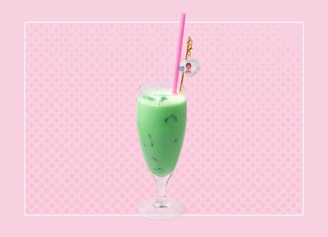 <ティアナ>メロン風味ミルク 1,190円|ディズニー「MANGAプリンセス」OH MY CAFE