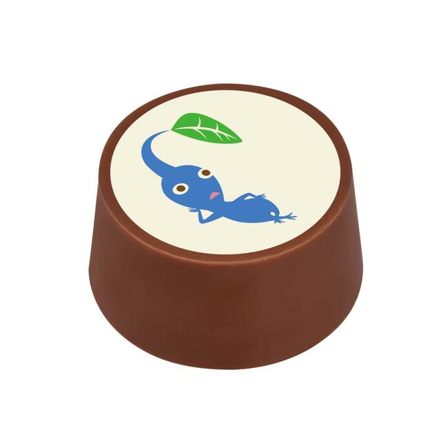 「青ピクミン」＜期間：2025年1月8日～＞【ゴディバが「ピクミン」＆「どうぶつの森」がバレンタインコラボ！“花モチーフ”の限定チョコレート登場！】