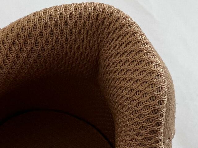 【GU ボリュームソールコートスニーカー】靴擦れしにくいよう足首周りが厚めになっています