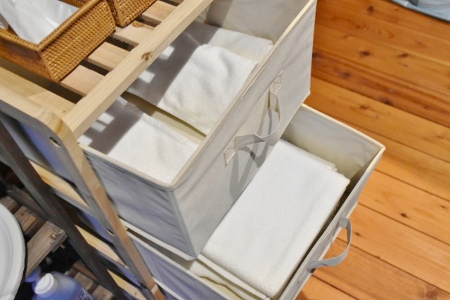 フェイスタオルとバスタオルも人数分ある