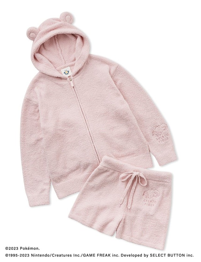 【ポケモンスリープ】ベビモコ ヤドン パーカ＆ショートパンツセット　￥17,820　サイズ：フリー