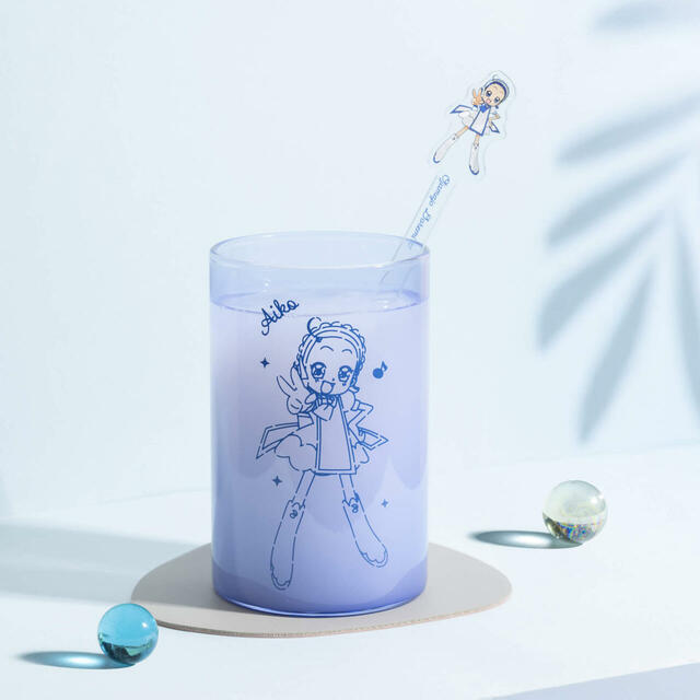 カラーストレートグラス 2,200円、アクリルマドラー 770円