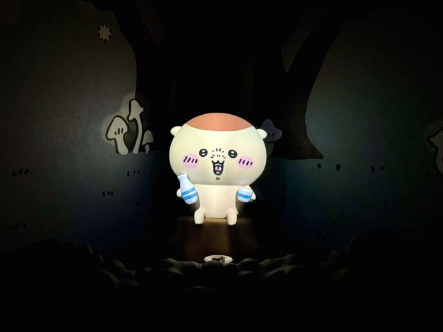 なんとくりまんじゅうの表情がくるくる変わります。「ハァーッ」のお顔を激写！