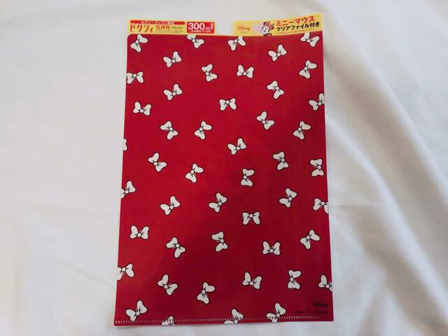 セブンイレブンで購入すると、クリアファイルがついてくる（裏面）