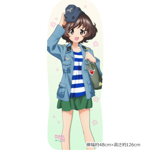 シートカバー(秋山優花里)　(C)GIRLS und PANZER Film Projekt