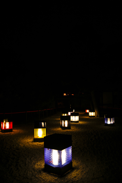 京都・元離宮二条城で開催の「アートアクアリウム城」