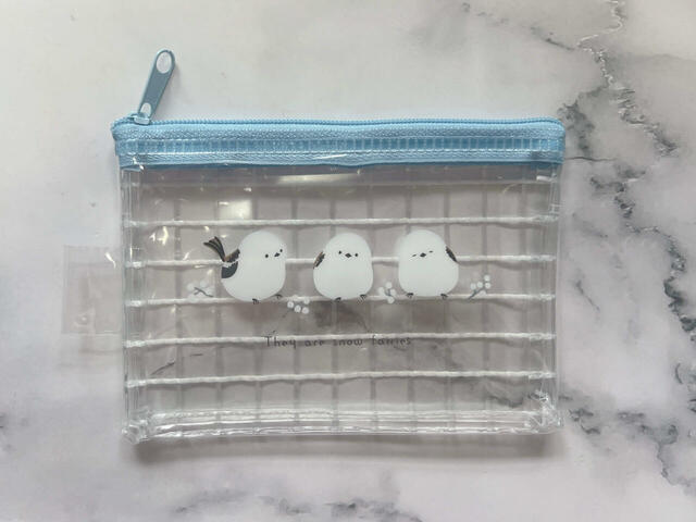 シマエナガ PVC メッシュケース A7／税込110円