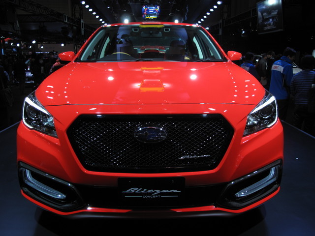 東京オートサロン2015・SUBARUブース：LEGACY B4 BLITZEN CONCEPT　正面