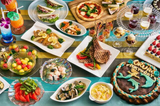 「夏の贅沢グルメブッフェ」＜期間：2025年7月25日〜8月24日＞ 【【ホテルオークラ東京ベイ】「和牛グリル」や「うなぎ丼」さらに「夜パフェ」も食べ放題！『夏の贅沢グルメブッフェ』開催！】