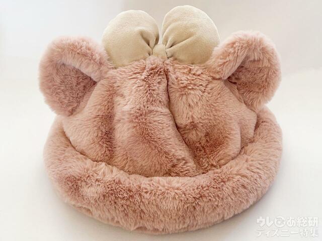 ハット／くすみピンクのエコファータイプのハット