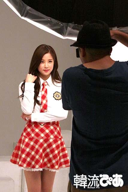 Apinkチョロン＠「韓流ぴあ」取材