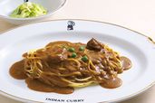 大阪カレーの名店4／インデアンカレー 丸の内店（丸の内）　インデアンスパゲッティ 730円