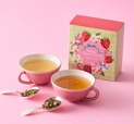 「スプリンググリーンティーセット」<価格:1,300円(税込)>【【Afternoon Tea】お花のような「いちごクッキー」 や「いちごドリンク」など♪苺シーズン限定ギフト11種を発売!】