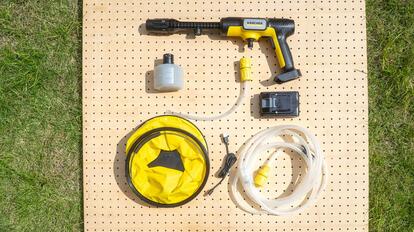 この威力でコードレス。ケルヒャーの“持ち運べる高圧洗浄機”が