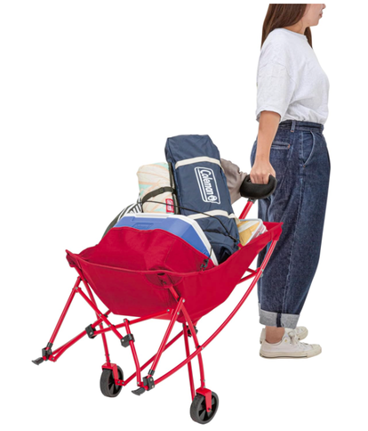 50kg運搬×耐荷重100kgの“変形2WAY”Colemanのアウトドアワゴンが4,000円 