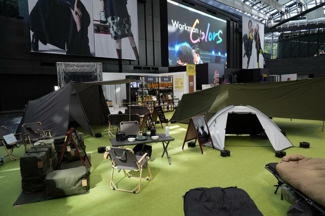 ワークマン秋冬新製品発表会/キャンプギアコーナー