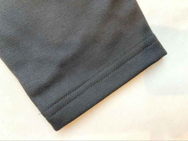 【cocaロングワンピ―ス】袖のステッチの裁縫も丁寧です