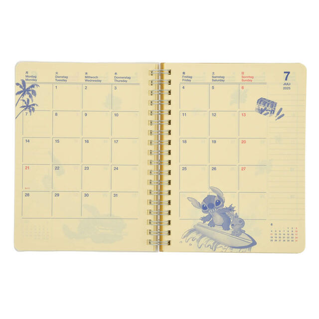 【デルフォニックス】リロ、スティッチ、スクランプ Rollbahn 手帳・スケジュール帳(L) Calendar＆Organizer 2025 2,200円