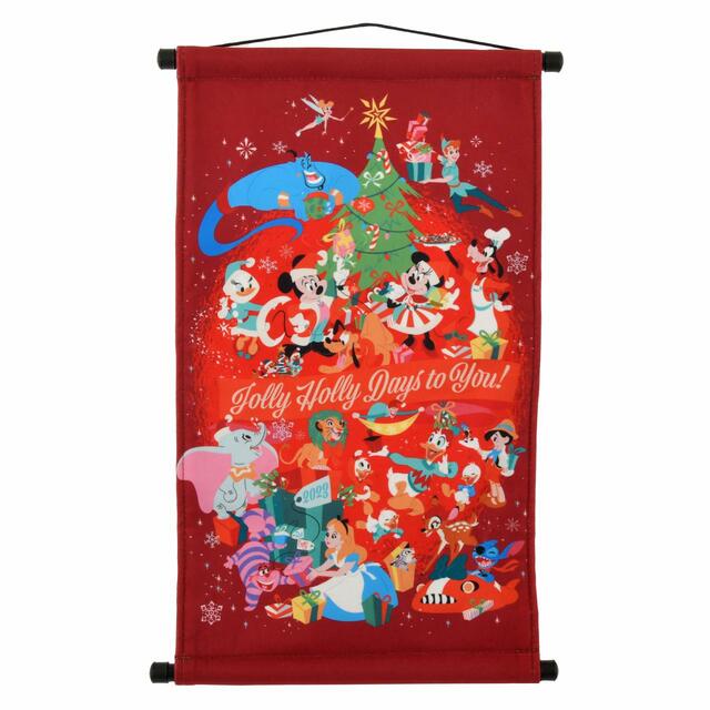 ディズニーキャラクター LEDタペストリー Disney Christmas 3,500円