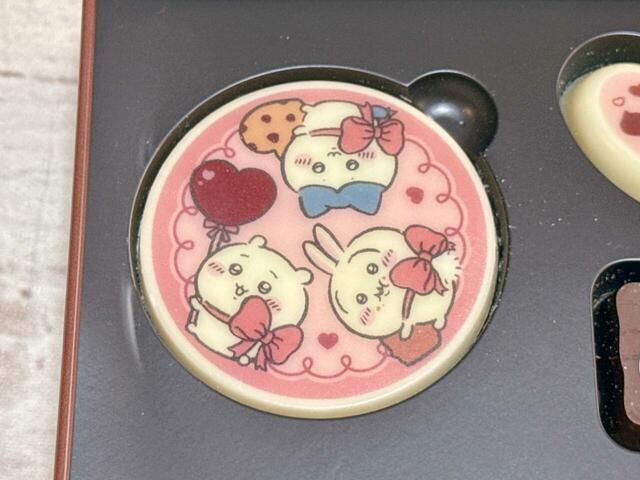 もったいなくて食べられないかわいさのプレートチョコ