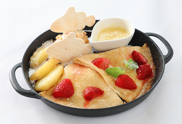 【四国水族館】キッチンせとうち「お魚とHOT＆ICEクレープ」（850円）