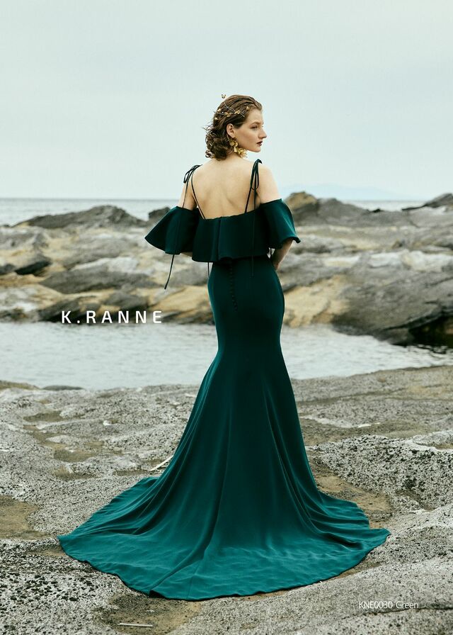 「K.RANNE-クランネ-」新作ウェディングドレス KNE0030_Green
