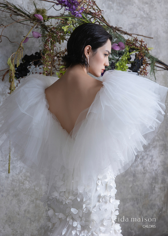 クラウディア|「Irida maison(イリーダメゾン)」新作ウェディングドレス|IM-0043_Offwhite