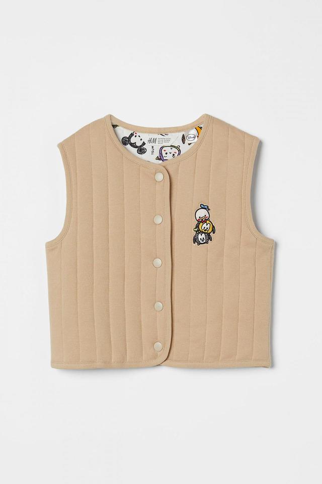 プリントリバーシブルベスト¥1,499