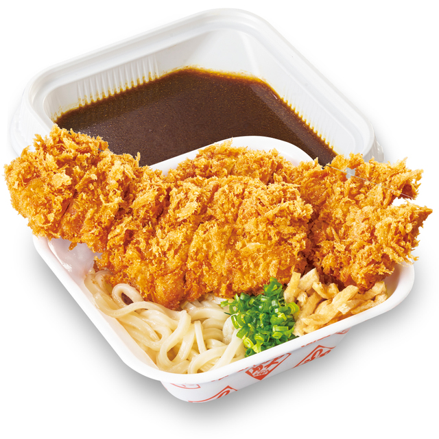 ダブルチキンカツカレーうどん弁当