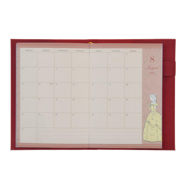 美女と野獣 手帳・スケジュール帳 B6 型押し CALENDAR&ORGANIZER 2026 2,800円