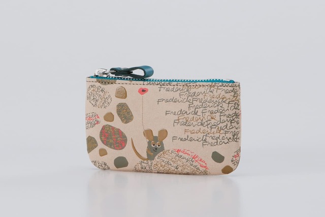 【印傳屋×フレデリック】絵本作品 特F小銭入02［Beige×Frederick］3,740円／サイズは6.5×11×1.3cm
