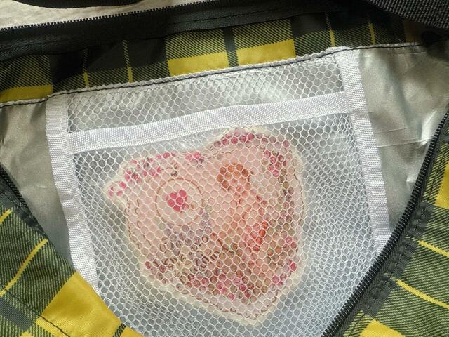 保冷剤を入れるのにぴったりなサイズ