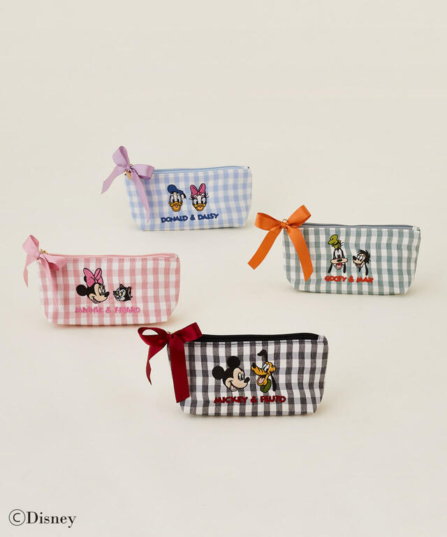 ロングポーチ 4,700円｜Maison de FLEUR ディズニーコレクション「ミッキー＆フレンズ/なかよしシリーズ」