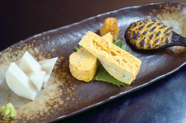 やぶ久（日本橋）　おつまみ定番三点盛り　980円（税別）