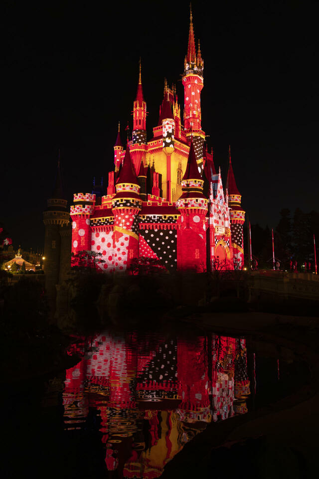 東京ディズニーランド「ディズニー・パルパルーザ“ミニーのファンダーランド”」ファンダーナイト（キャッスル環境演出）