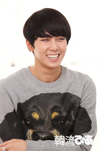 MYNAMEチェジン＠『韓流ぴあ』取材