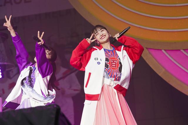 ももいろクローバーZ「ももクロ 春の一大事2022 ~笑顔のチカラ つなげるオモイ in 楢葉・広野・浪江 三町合同大会~」 撮影:上飯坂一