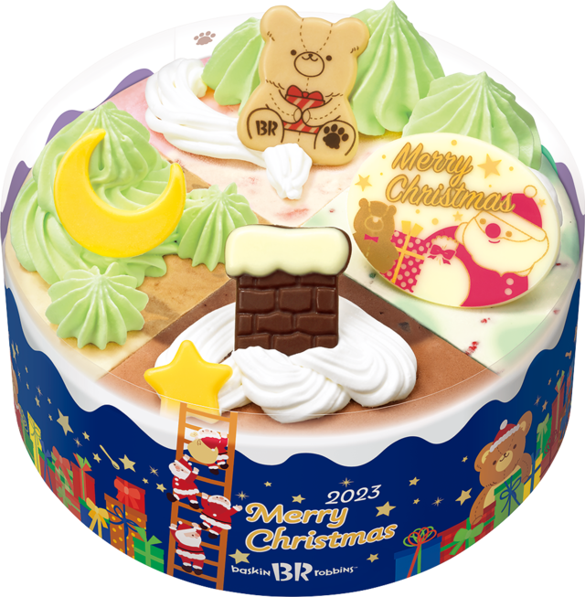 「クリスマス パレット４」価格：参考価格 3,300円【サーティワン「HAPPY ICECREAM CHRISTMAS」】