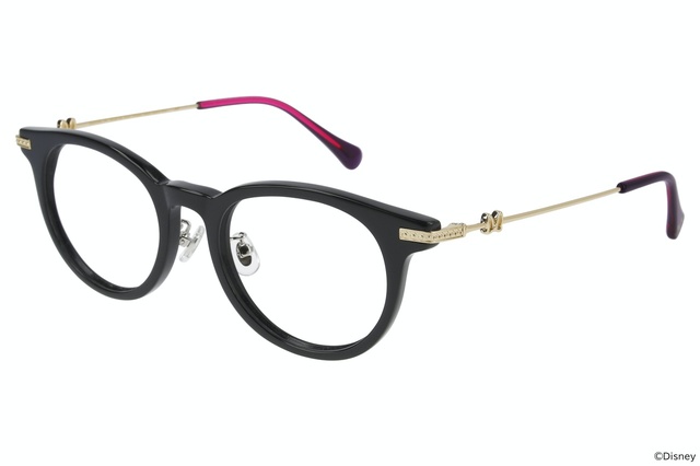Minnie Mouse　ZF221016（ボストン）/ 11,100円（税込・セットレンズ代込）｜ Disney Collection created by Zoff Premium Series 