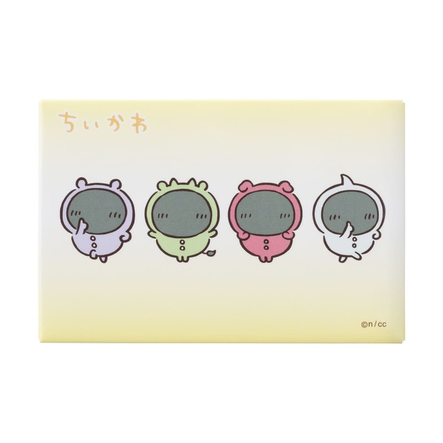 【アニメ『ちいかわ』】「スクエアマグネット」パジャマパーティーズ　￥550