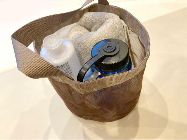 【BEAMS サウナバッグ】実際にサウナグッズを入れてみました