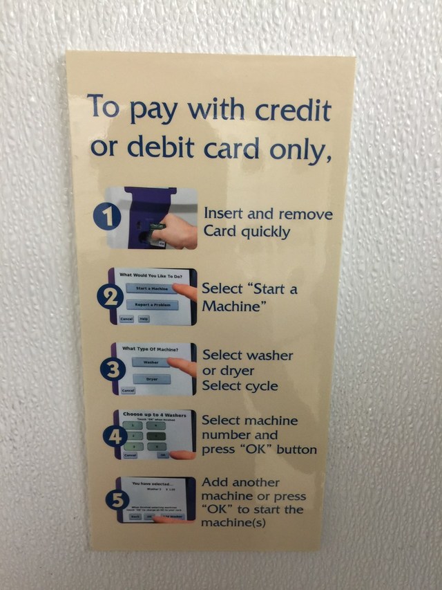 コインランドリーかと思いきや、意外な仕組みだったランドリールーム。