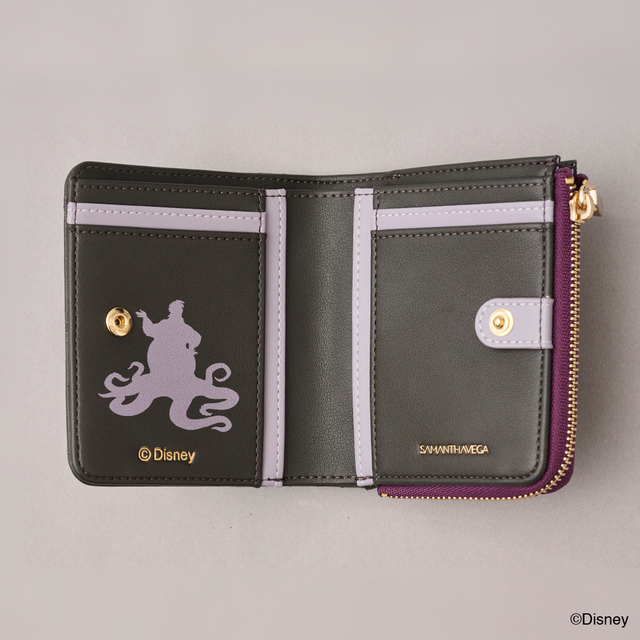 折財布 ￥17,600｜サマンサベガ ディズニーヴィランズ「アースラ」コレクション