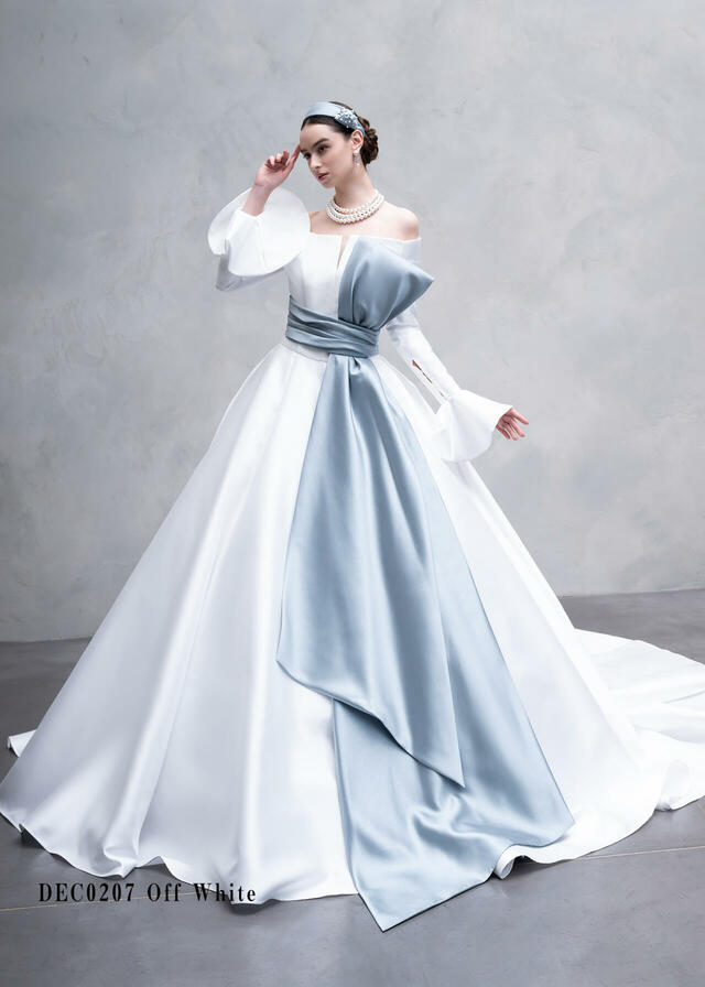 クラウディア｜「Clef a decor-クレアデコール」新作ウェディングドレス｜DEC0207_Offwhite