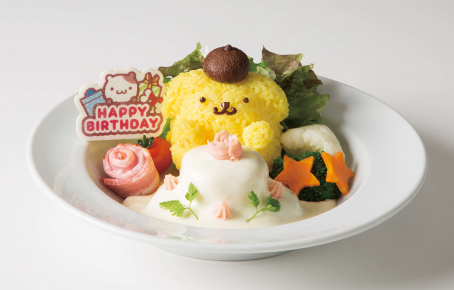 ポムポムプリン」の誕生日は4/16! 公式カフェに記念メニュー登場