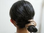 【ファッションセンターしまむら ヘアアクセサリー】PUDバンド 淡茶
